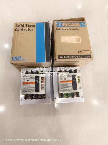 富士继电器SS502E-3Z-D3/F入5-24VDC出AC240V 50A+散热片SX1-E12