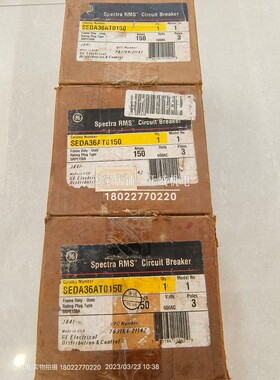 Record Plus通用GE美国产塑壳断路器SEDA36AT0150  3P 150A