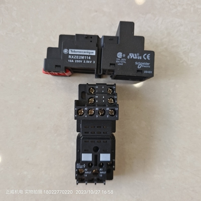 Telemecanique特勒美科施耐德继电器底座RXZE2M114 10A 250V