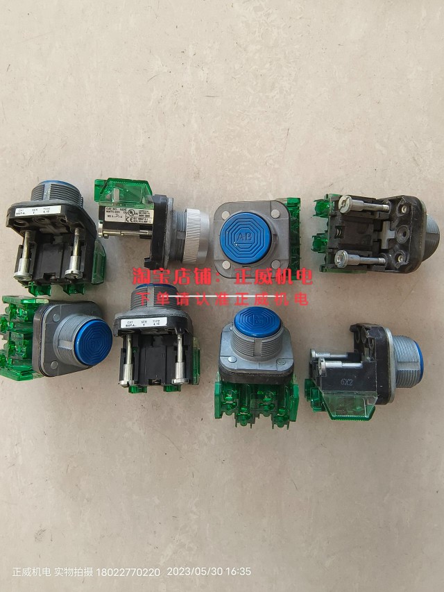 Allen-Bradley罗克韦尔蓝色启动按钮800TC-XD1现货库存8个