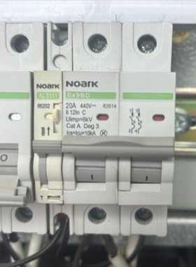 Noark诺雅克直流断路器Ex9BD 2P+报警AL3111=IC65N-DC+ISD 26917
