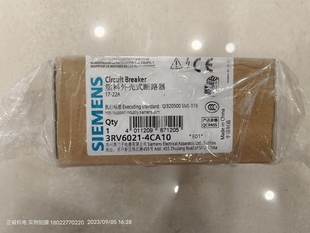 SIEMENS西門子塑料外殼式 4CA10 22A 斷路器3RV6021