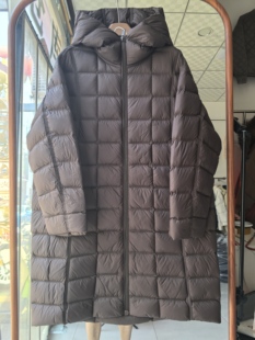 鹅绒服28007轻柔加厚保暖雪乡东北俄罗斯御寒神器女长款咖色外套