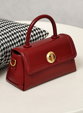 cecilKeith小众复古高级感手提小方包女2025新款通勤百搭斜挎小包