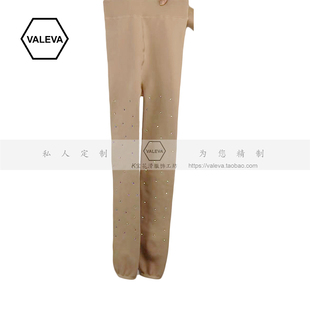 VALEVA专业儿童成人女花样滑冰连裤袜打底裤AB钻两种厚度训练裤