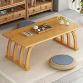 新中式 茶桌小型榻榻米阳台非实木茶台现代简约飘窗小桌子窗台矮桌