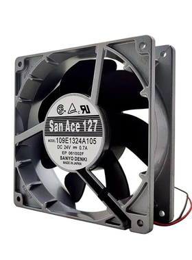 原装正品三洋/Sanyo 109E1324A105 12738 24V 0.70A 12CM散热风扇
