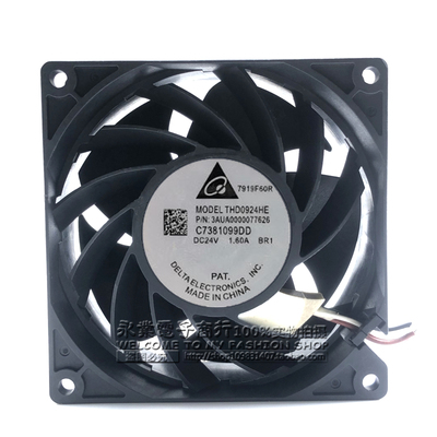 ABB变频器ACS880风扇原装台达THD0924HE 24V 1.60/1.80A 9CM 9038