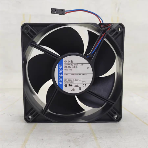 原装ebmpapst4414M NU HHR NHHR HHU 2HHP 24V变频器机柜散热风扇