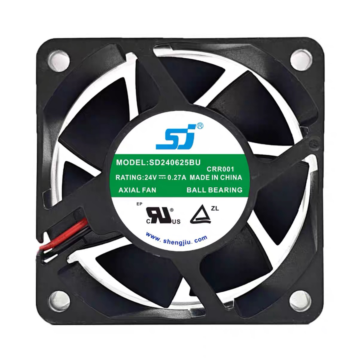 原装SJ SD240625BH/BU 6025 24V 0.19A 2线变频器双滚珠散热风扇