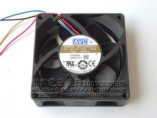 原装AVC DATC0825B2G 12V1.60A 8025双滚珠大风量PWM调速散热风扇