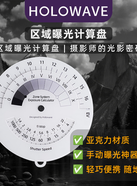 区域曝光计算表 胶卷相机EV计算胶片摄影风光新手测光精度参考