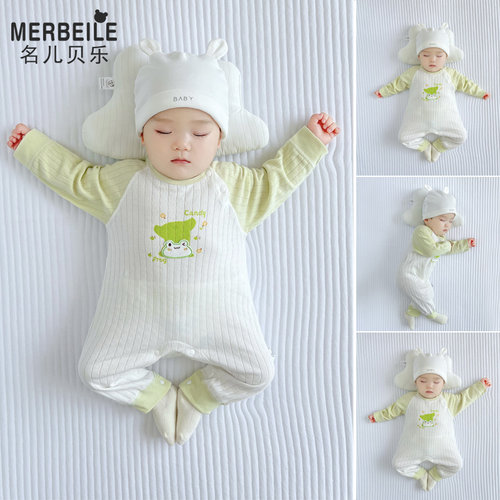 婴儿连体衣哈衣睡衣服爬服