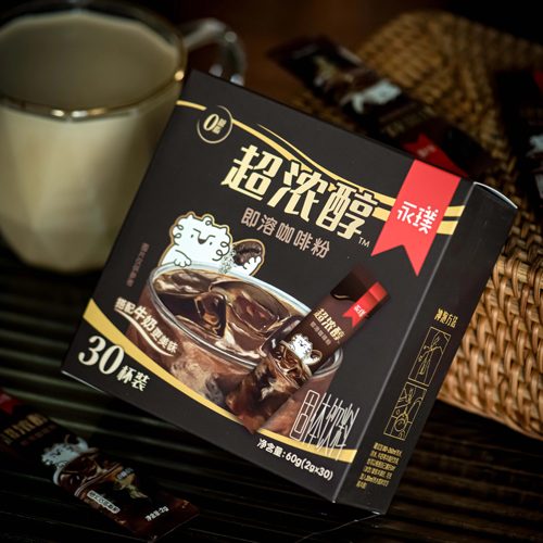 永璞超浓醇即溶速溶咖啡粉60g*1盒30条美式拿铁速溶黑咖0糖0脂