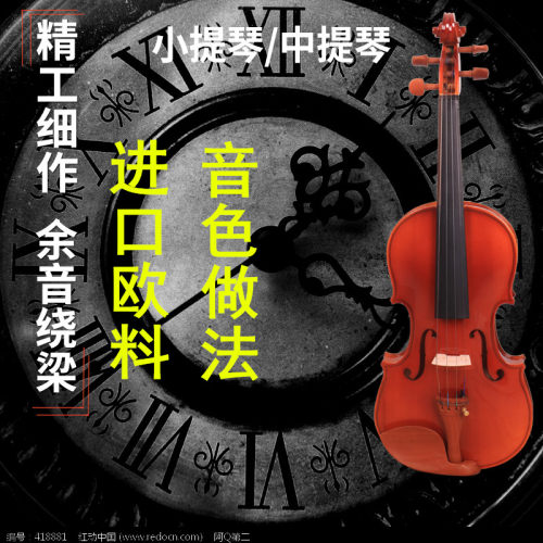 进口欧料小提琴初学者儿童成人