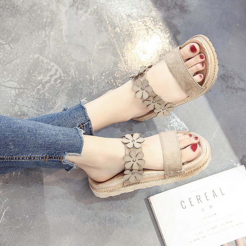 Sandales femme OTHER   en suede - Ref 2667912 Image 3