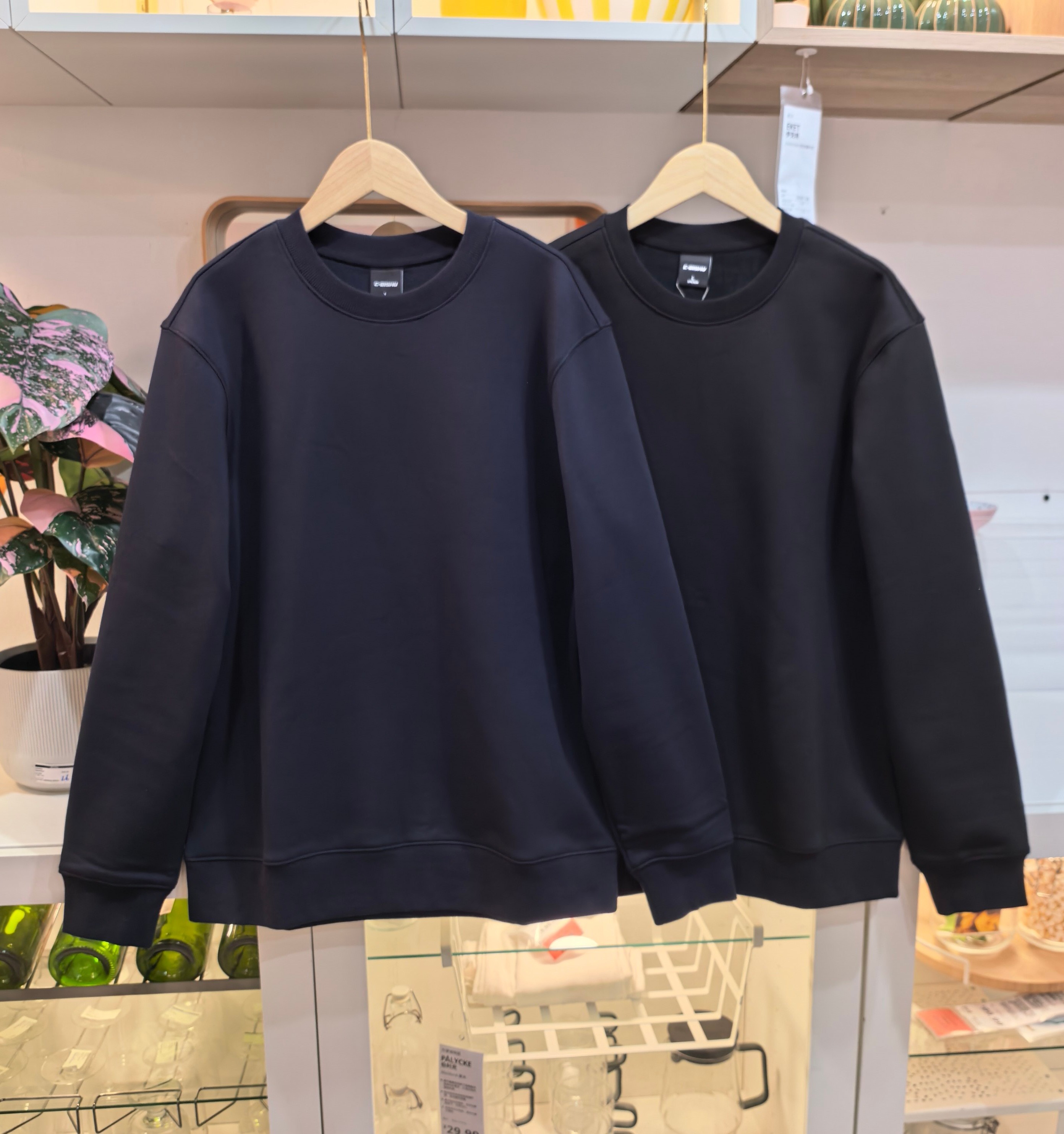 加绒加厚抗静电圆领衫卫衣男