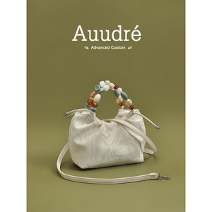 Auudre新中式国风手提水桶包包女2024新款时尚上班通勤斜挎包小包