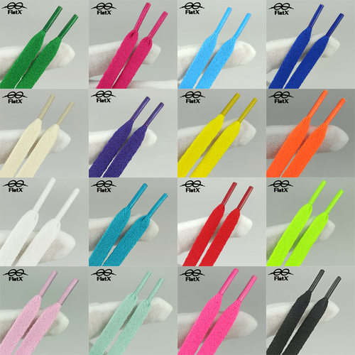 防松脱8mm扁鞋带FlatX原装正品