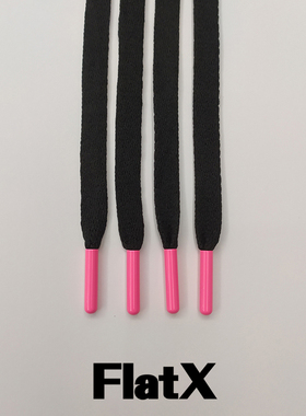 AJ1 AJ34 AJ6 AJ5适用彩色金属头8mm扁鞋带 FlatX原装 黑白红