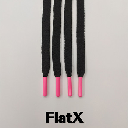 AJ1 AJ34 AJ6 AJ5适用彩色金属头8mm扁鞋带 FlatX原装 黑白红