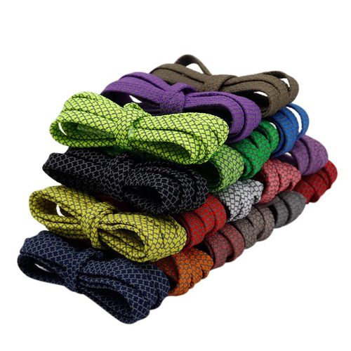 FlatX编织7mm扁反光鞋带