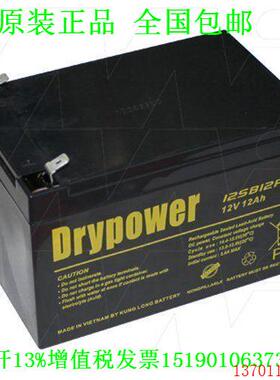 DRYPOWER蓄电池12V12AH直流屏UPS电源电瓶电机设备12SB12P F2