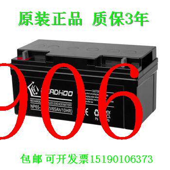 LEADHOO蓄电池NP65-12利虎12V65AH直流屏UPS、EPS专用