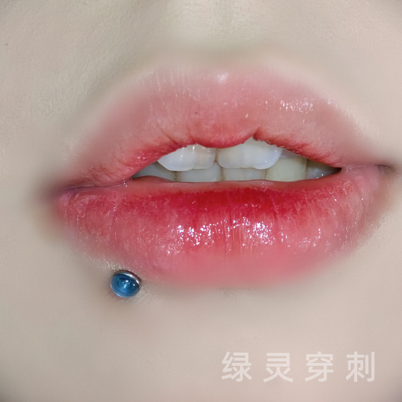 绿灵 小灯泡透明唇钉内牙内螺纹直钉唇环设计感小众辣妹穿刺饰品,饰品/流行首饰/时尚饰品新,唇环/唇钉,淘宝优惠券,粉丝福利购,淘宝优惠卷