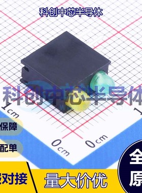 5个 MHK2396YGBTD 发光二极管/LED DIP-4-2.54mm 黄色,黄绿色 78m