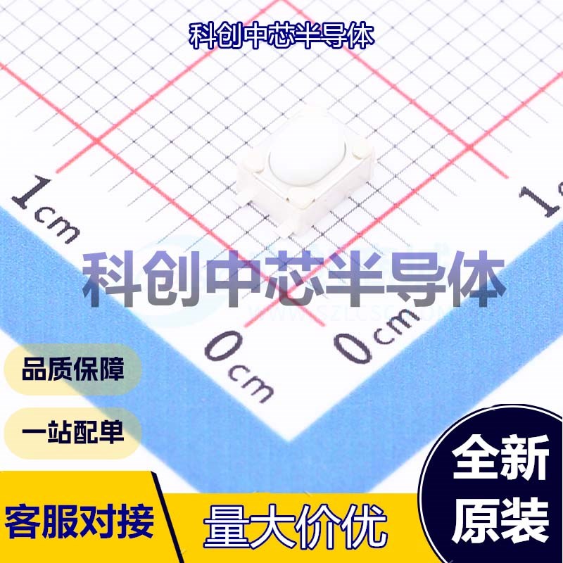 20个 TSA017A2540A07 轻触开关 SMD 椭圆形按钮 4N 立贴 4.2mm 全