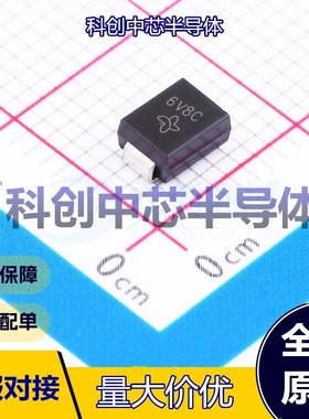 25个 SMBJ6.8CA 静电和浪涌保护(TVS/ESD) SMB 5.8V 10.5V 57.1A