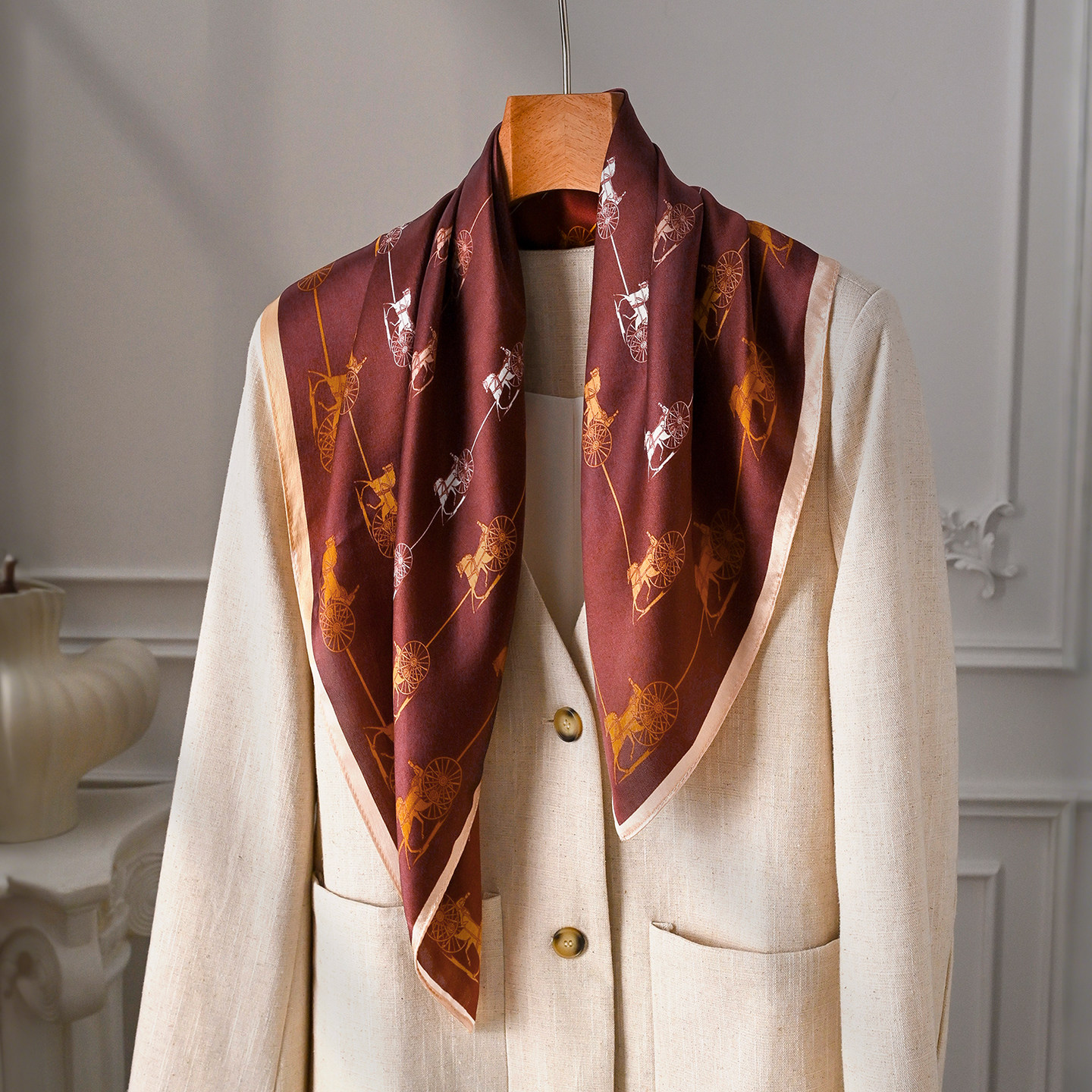 红色丝巾小方巾女士秋冬季大牌高级感女款2026新款妈妈本命年礼物,服饰配件/皮带/帽子/围巾,围巾/丝巾/披肩,淘宝优惠券,粉丝福利购,淘宝优惠卷