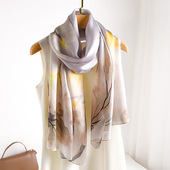 杭州丝绸特产丝巾真丝围巾礼盒送长辈妈妈款 苏州礼物伴手礼品高端