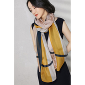 长杭州丝绸高端披肩轻奢高级感 真丝围巾薄款 丝巾女士2026新款 春季