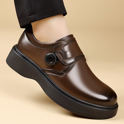 2026年春季男士厚底德比鞋皮鞋