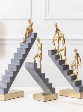 北欧轻奢创意现代简约人物摆件z家居客厅办公室酒柜书房装饰工艺