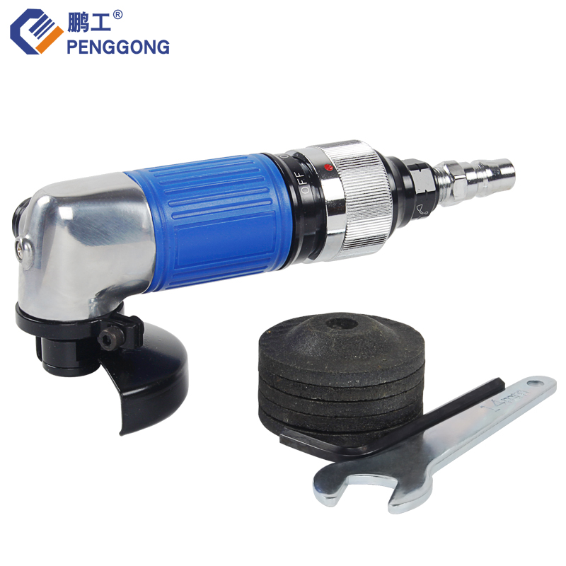 鹏工工业级气动角磨机 2寸50mm风动磨光抛光砂光机角向磨光机工具
