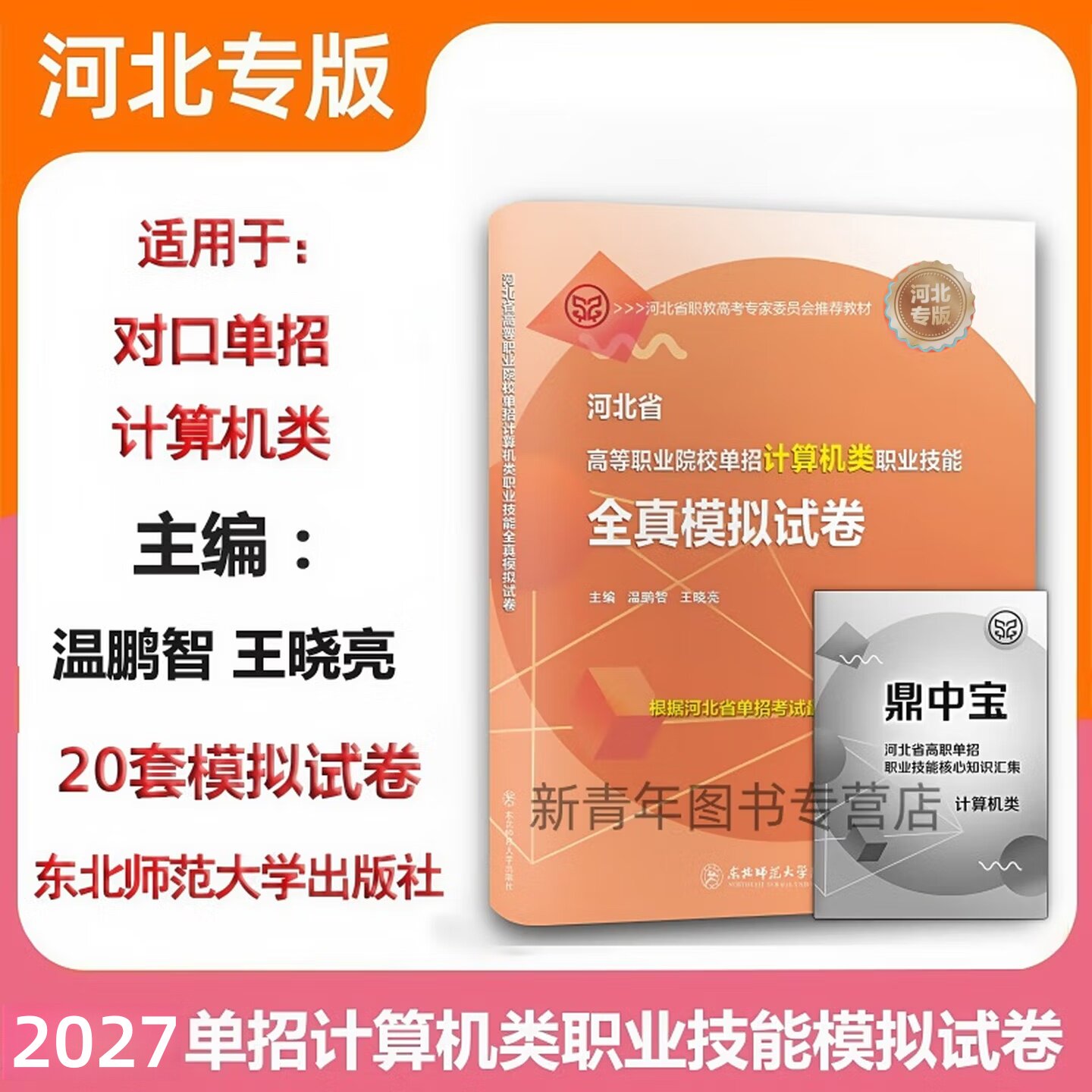 东师大版2027河北省高等职业院校单招计算机类职业技能全真模拟试卷河北高职单招中职生对口单招计算机技术技能专业能力冲刺卷题
