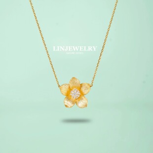 阿林的饰界|沙漠之花 独立 |手工勾丝沙漠之花项链