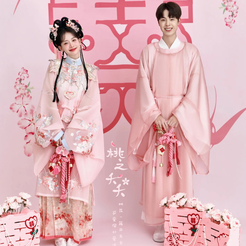 古装摄影情侣主题服装高级