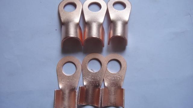 HS 铜接线鼻/铜开口鼻/OT-300A/100只M12铜鼻子70方  1.5厚 HS