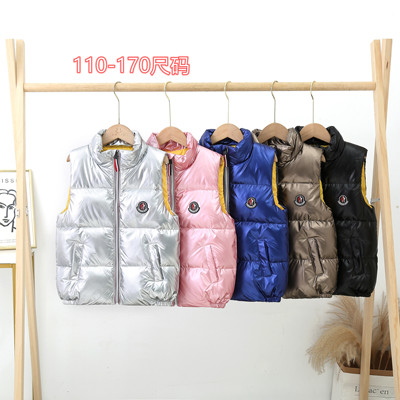 新款冬季儿童马甲小孩加厚