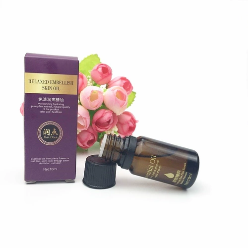 Несмываемое массажное масло с розой в составе, 10 мл