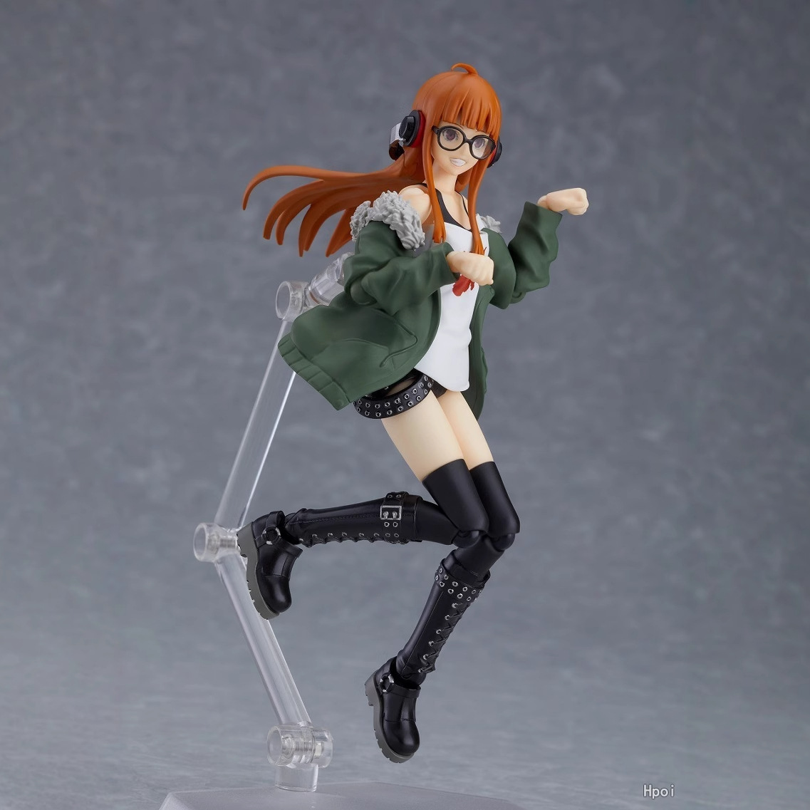 女神异闻录5Persona5figma434 佐仓双叶可动换脸模型盒装手办