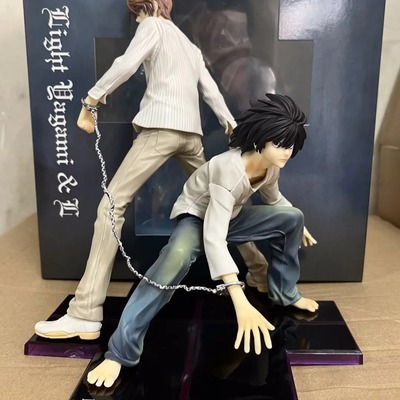 死亡笔记 GK 电击 夜神月& L 组合 场景 雕像 模型 摆件 盒装手办