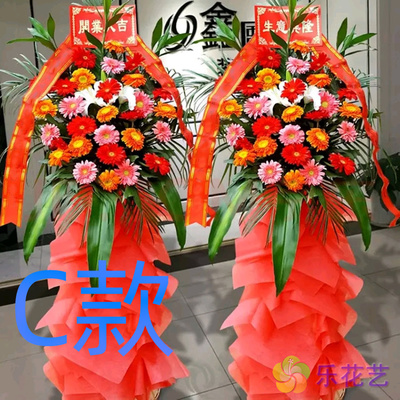 开业花篮庆典开张信阳鲜花店送花商城县固始县潢川县花圈鲜花速递