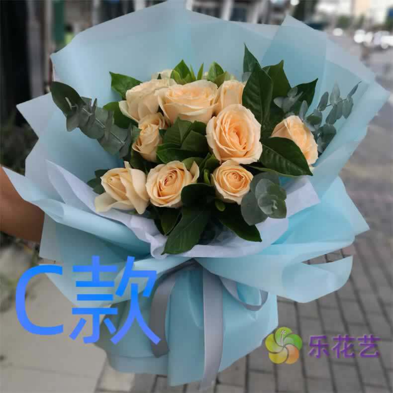 生日周年表白玫瑰河南信阳花店送花潢川县淮滨县息县同城鲜花快递