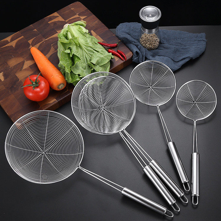 不锈钢漏勺家用火锅厨房防烫过滤网漏捞面捞饺子油炸笊篱线漏网勺