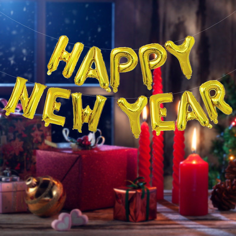 圣诞节元旦新年会装饰16寸happynewyear新年快乐字母数字铝膜气球,节庆用品/礼品,气球,淘宝优惠券,粉丝福利购,淘宝优惠卷